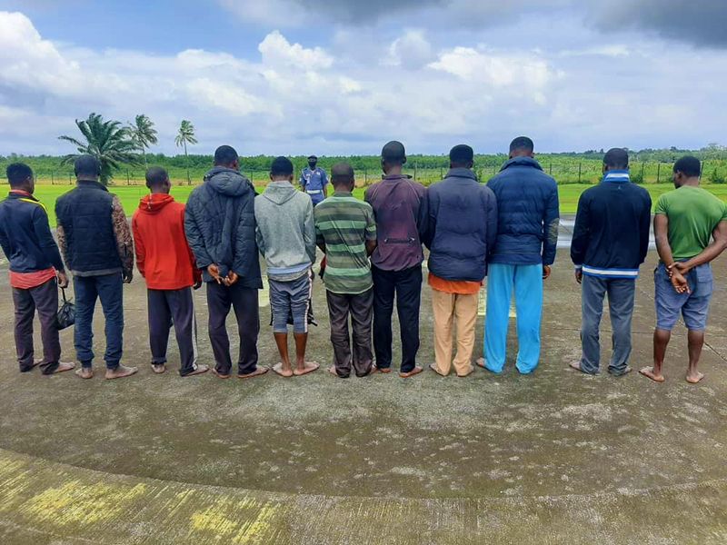 11 oil bunkering  suspects
