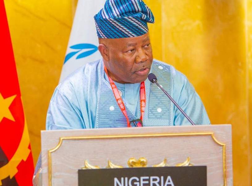 Nigeria's Senate President, Senator Godswill Akpabio, advocating for global peace at IPU confab.