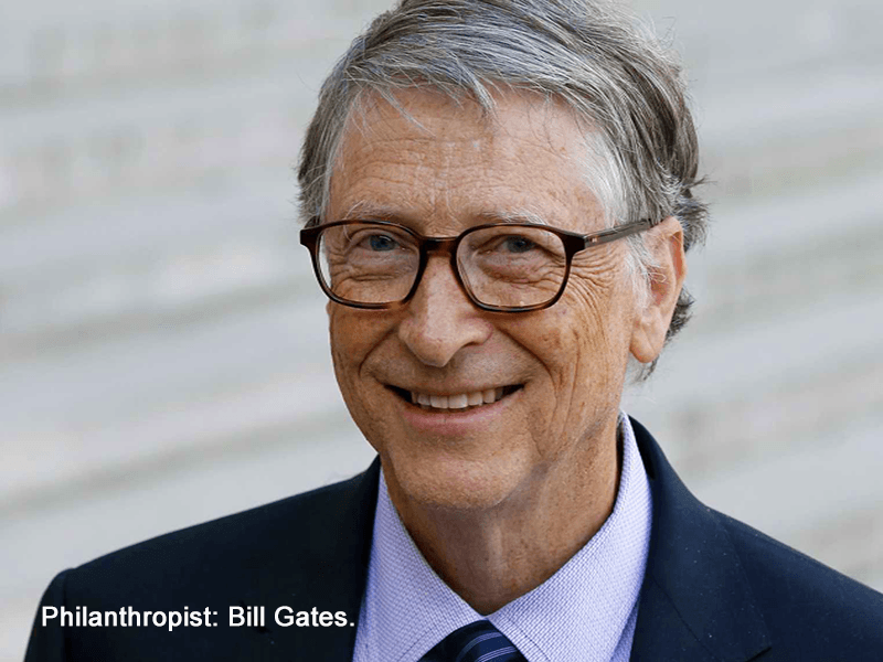 Philanthropist Bill Gates