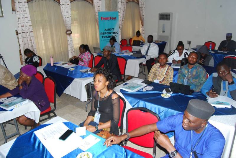 *  Media participants at the workshop