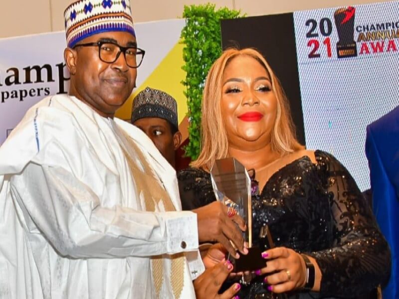 Buba Marwa Receiving His Award