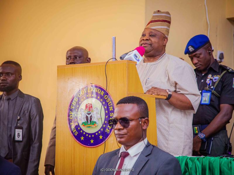 *  Gov. Ademola Adeleke