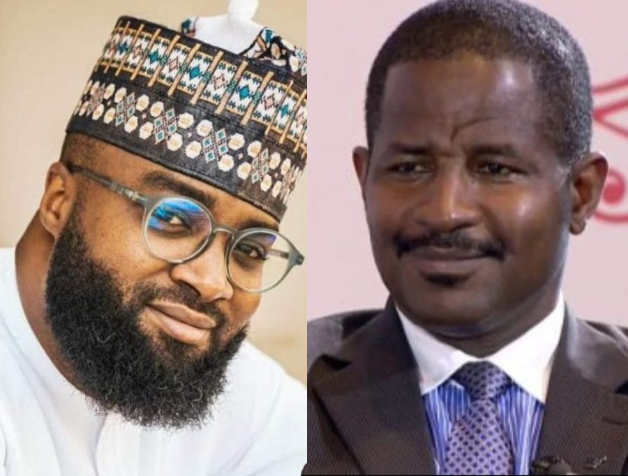 Khalil Suleiman Halilu and the Out-gone NASENI Executive Chairman Bashir Gwandu 