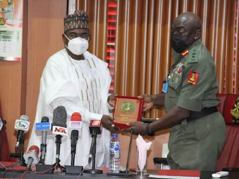 NDLEA CHAIRMAN, BUBA MARWA, VISITS ARMY HEADQUARTERS, SEEKS COLLABORATION