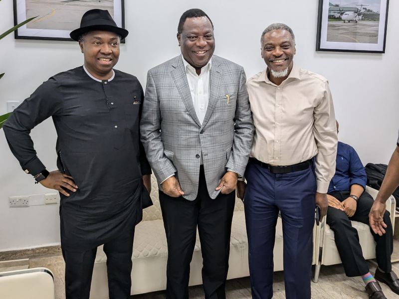 LR: General Manager, External Relations and Sustainable Development, Nigeria LNG Limited, Mr. Andy Odeh; Executive Secretary, Nigerian Content Development and Monitoring Board (NCDMB), Engr. Felix Omatsola Ogbe and General Manager, Production, NLNG, Engr. Nnamdi Anowi; Director Monitoring and Evaluation at the commissioning ceremony of the 10,000 Tons DAEWOO galvanizing plant.