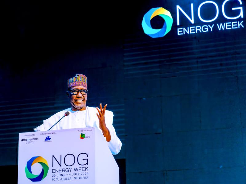 GCEO, NNPC Ltd, Mallam Mele Kyari, delivers a Keynote Address at the second day of the on-going Nigeria Oil & Gas (NOG) 2024 Energy Week Conference & Exhibition in Abuja.