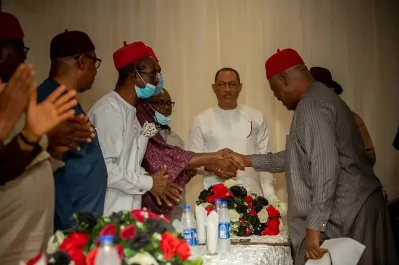 Pius Anyim with south east leaders2