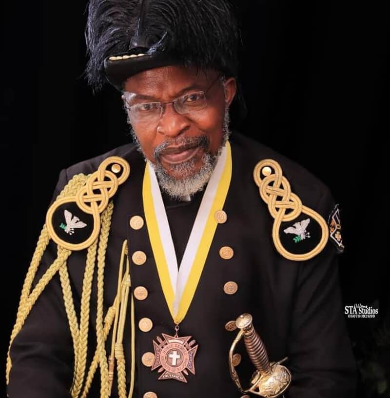 Supreme Subordinate (national) President of the Order in Nigeria, Maj. Gen. (Prof) Remy Uche