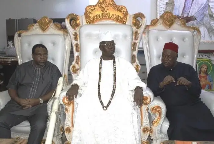 Senator Pius Anyim And Gani Adams