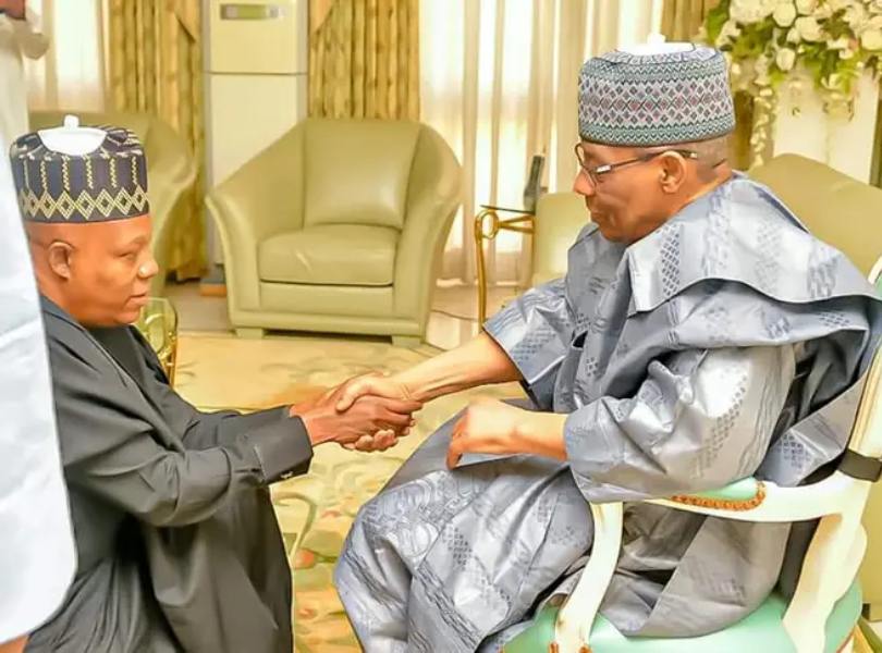 Vice President Elect Kashim Shettima and General Ibrahim Babangida