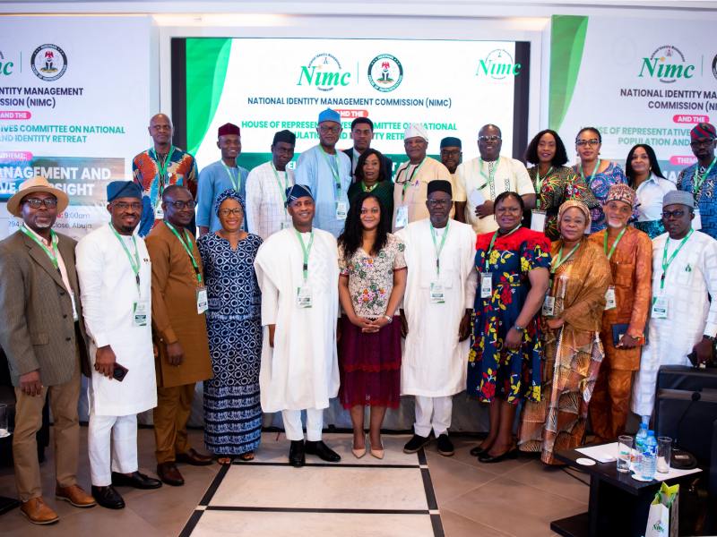 Management officials of NIMC led by its DG Engr. Odusote