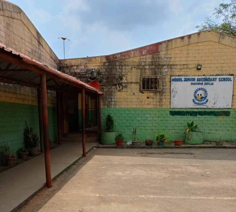 Picture of one of  the old office block just rehabilitated by Wike.