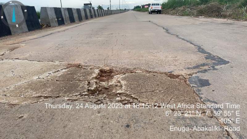 The Enugu Abakaliki Road