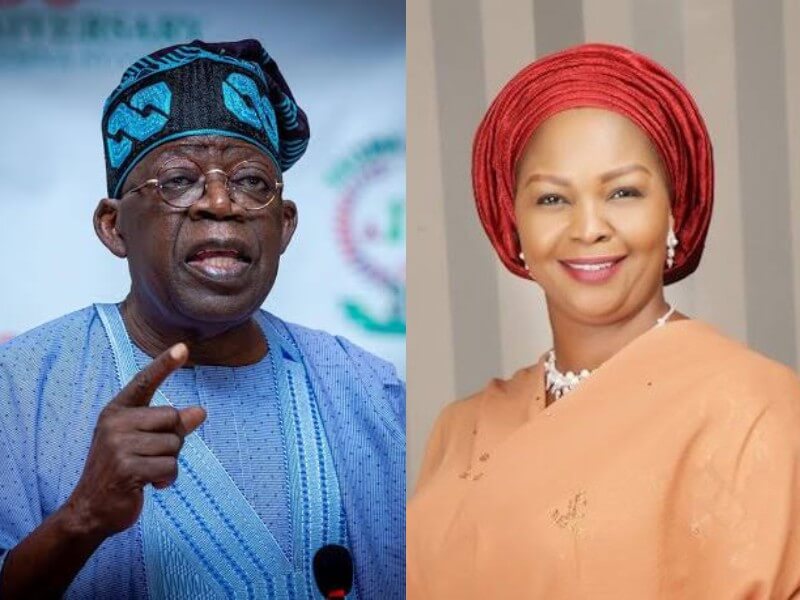 Bola Asiwaju Tinubu and Binta Garba 