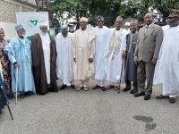 *  National Peace Committee members, (L-R): Former Head of State and Peace Convener, Gen. Abdulsalami Abubakar; Sultan of Sokoto, Alhaji Sa'ad Abubakar 111; Billionaire Industrialist, Alhaji Aliko Dangote; INEC Chairman, Prof Mahmoud Yakubu; Billionaire Businessman, Chief Femi Otedola; former Head of Service of the Federation, Alhaji Yayale Ahmed; Vanguard Newspaper Publisher, Mr Sam Amuka Pemu, among others.