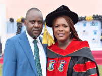 *  (L) Mr Philip and Mrs Chioma Ivoke, Executive Chairman and Proprietress/CEO of Crystal Gems International School, Ushafa, Abuja, during the 2022 Awards/Graduation/Passing Out & Award Event of the Institution on Friday, July 29, 2022.