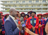 Dr. Tammy Danagogo, Secretary to the Rivers State Government (SSG) addressing Rivers State Teachers.