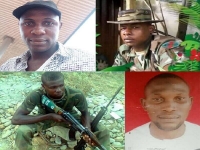 Photo of the alleged 4 out of 6 igbo soldiers slain.