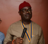 Mr Kingsley Onuorah Chukwudi, newly inducted president of Rotary Club of Abuja Kubwa Gateway.