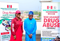 War Against Drug Abuse Campaign: OGUN NDLEA COMMAND VISITS OBASANJO