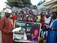 *  The PRP members in Taraba State during the protest on Friday.